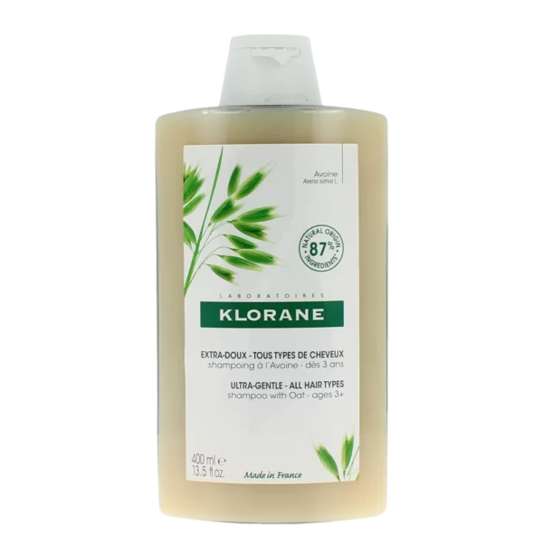 klorane capillaire shampoing avoine bio flacon de 400 ml.webp
