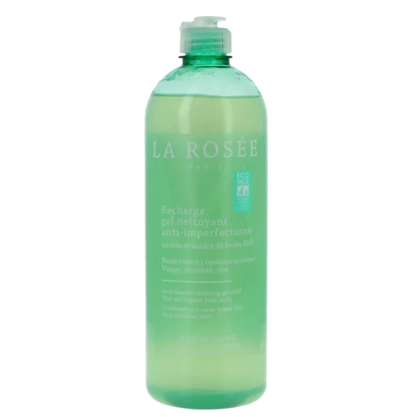 la rosee gel nettoyant anti imperfections recharge de 400 ml.webp